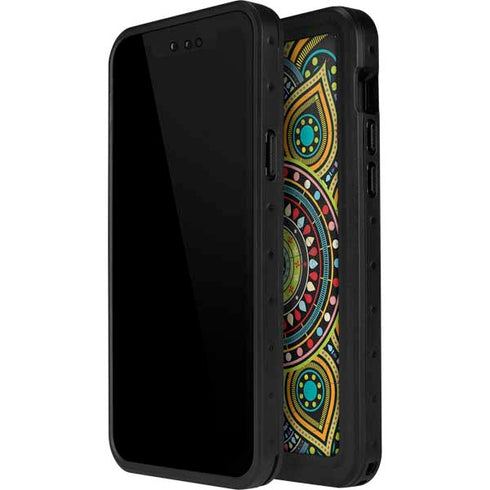 Sacred Wheel Colored iPhone 15 Pro Waterproof Case